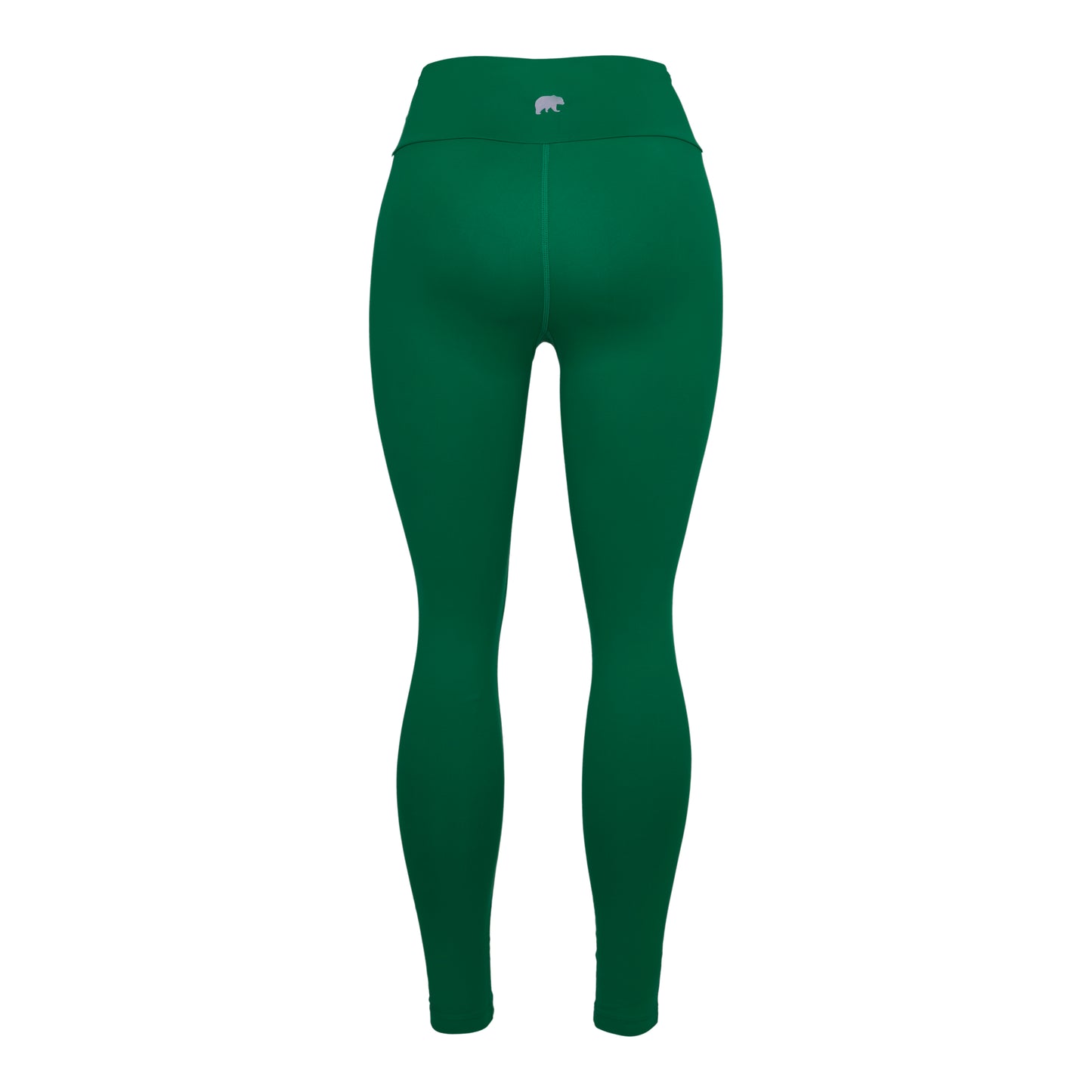 GREEN HIGH-WAISTED LEGGINGS WITH ADJUSTABLE DRAWSTRING AND SIDE STRIPES