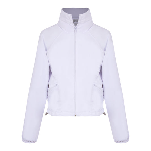 WHITE SPORT ZIP JACKET